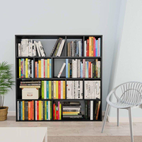 Великий книжковий стелаж, стелаж для будинку Чорний